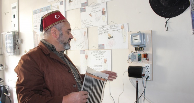 Evlerde oluşan kaçak elektriği engellemek için cihaz üretti